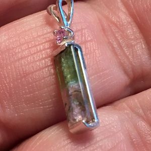 Genuine Tourmaline Pendant